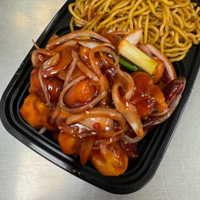 Hot Brazed Chicken.